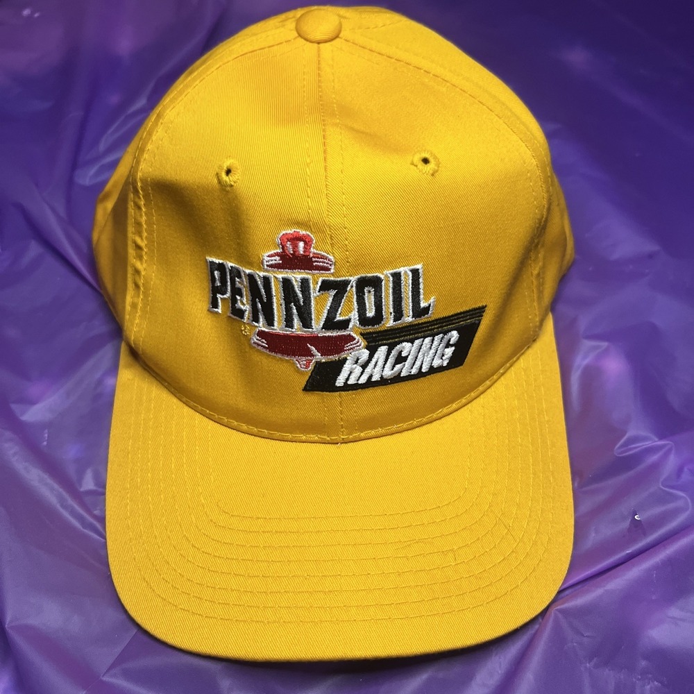 Pennzoil Nascar Racing Team Snapback Hat Dale Earnhardt Vintage 1990's Cap Lid